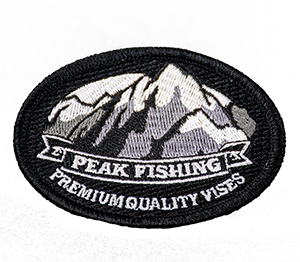 peak fishing sewn patch